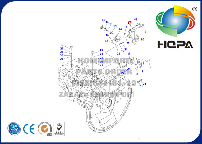 702-21-57500 7022157500 válvula experimental hidráulica PC300-8 PC350-8 PC400-7